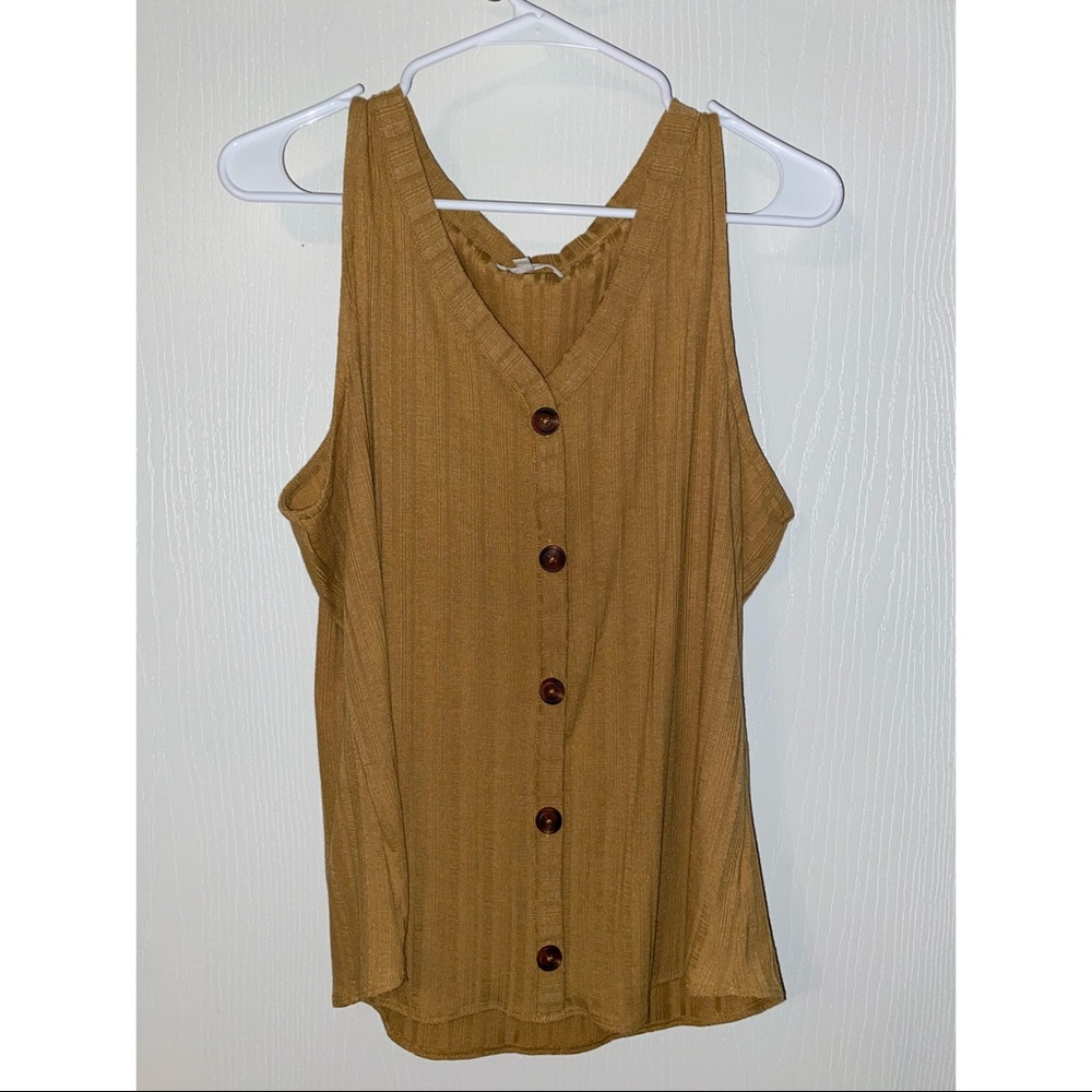 Mustard tank top